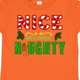 thumbnail image 4 of Inktastic Nice Until Proven Naughty with Holly and Gingerbread Man Boys or Girls Toddler T-Shirt, 4 of 5