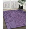 thumbnail image 3 of Ahgly Company Machine Washable Indoor Square Transitional Medium Purple Area Rugs, 5' Square, 3 of 7