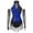 RoyalBlue, variante sur Jizyo Justaucorps Sans Manches à Franges Pailletées pour Danse Latine pour Femmes avec Gants Salsa de Danse de Salon Or S