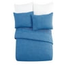 Better Homes & Gardens Solid Blue Chambray King Cotton Quilt