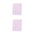 thumbnail image 2 of Qarigey Extensores de sujetador con correa de extensión, 3 filas, 4 ganchos, alargados, banda trasera para mujer, accesorios de repuesto, ropa rosado 2Conjunto, 2 of 6