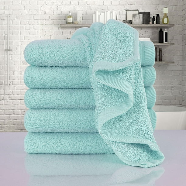 6 Pack Cotton Hand Towels, 13