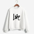 thumbnail image 2 of YABCSAZ Women's Oversized Pullover Long Sleeves Graphic Fleece Sweatshirts Casual Loose fit Winter Warm Basic Pullover Crewneck Sweatshirt Tops without Pockets, 2 of 5
