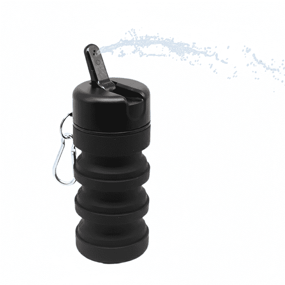 TUSHY Travel Bidet, Collapsible and Discreet for Outdoors & Travel, Jet Black