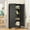 Black, variant on Metal Pantry Cabinet, Kitchen Pantry Storage Cabinets with 2 Door and 3 Adjustable Shelves, White Kitchen Pantry Cabinet, Freestanding Cupboard for Kitchen Dining Room Living Room Bathroom