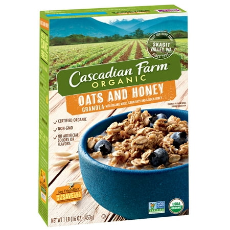 cascadian granola oats honey farm cereal organic oz breakfast 16oz target