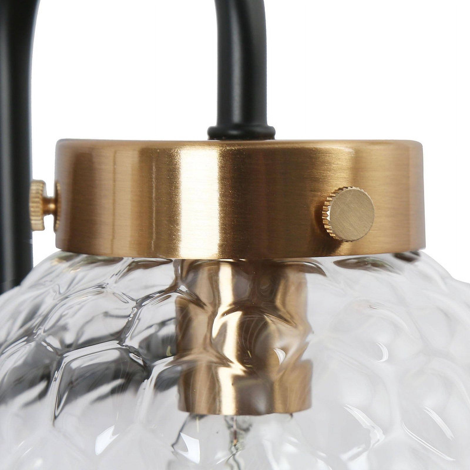 LNC Astrid 15-in 2-Light Matte Gold LED Modern/Contemporary Vanity Light