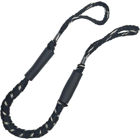 Bungee Dock Line, Mooring Rope, Marine Anchor Line Accessory for Docking Pontoon Boat, Bass Boat, Jet Ski, Kayak, Watercraft