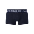 thumbnail image 2 of Superdry 3 Pack Organic Cotton Trunks, Blue, 2 of 6