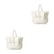 thumbnail image 4 of Bolso de asas de nylon Jumpingount 2Conjunto Blanco, 4 of 6