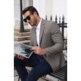 thumbnail image 4 of COOFANDY Mens Plaid Sport Coats, Two Button Lightweight Casual Blazer Stylish Suit Jacket for Daily Wedding, 4 of 8