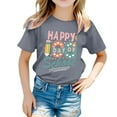 thumbnail image 1 of TZEWGL T-Shirts pour Fille Garçon Imprimé Col Rond Manches Courtes Vêtements pour Enfants Taille 3-4T, 1 of 6