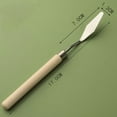 thumbnail image 3 of PXIWS 7Pcs/Set Stainless Steel Oil Painting Knives Artist Crafts Spatula Palette Knife Oil Painting Mixing Knife Scraper Art Tools, 3 of 8