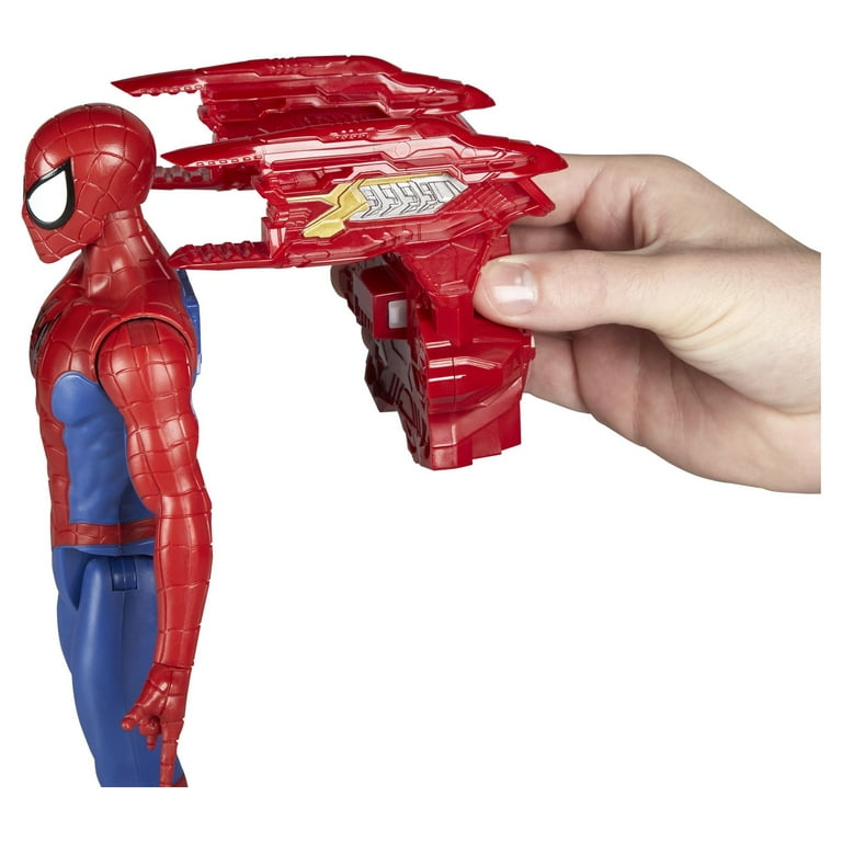 HASBRO: Figurine Spiderman Marvel Titan Hero Series + véhicule