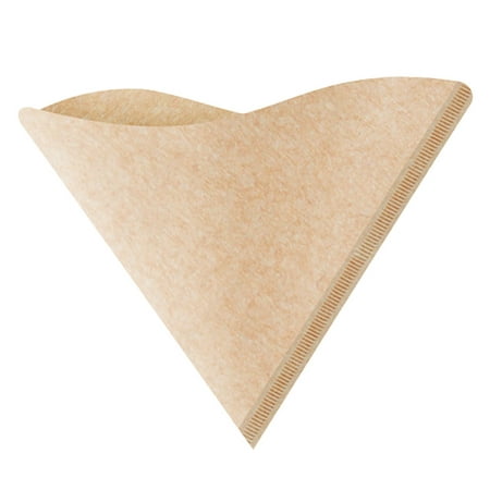 

200PCS Coffee Filter Papers Unbleached Hand Drip Cone Shape Coffee Filting Paper - 13.4x10.2cm