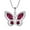 7-Ruby-Jul, variant on Butterfly Pendant Necklace Women 925 Sterling Silver Birthstone September Sapphire Butterfly Jewelry Gifts