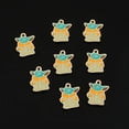thumbnail image 4 of Venta al por mayor 20pc Disney Star Wars bebé Yoda Grogu mandaloriano encantos aleación nueva Metal gota aceite DIY pulsera collar fabricación de joyas, 4 of 4