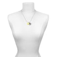 thumbnail image 2 of Delight Jewelry Silver-tone Small Yellow Enamel Disc - Silvertone Senior Class of 2026 Dome Necklace, 18", 2 of 5