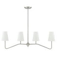 thumbnail image 2 of Trade Winds Madison Linear Chandelier in Brushed Nickel, 2 of 6