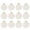 White, variant on Mecorevxz 12 Pcs Velvet Christmas Ball Ornaments Large Flocked Christmas Tree Hanging Ornaments Shatterproof Flocked Decorative Balls for Xmas Tree Decorations 2.36inch(Green)
