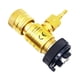 thumbnail image 3 of Adaptador regulador de gas para soldadura oxigenada, ajuste de precisión, adaptador de oxígeno con válvula, regulador de tanque de cobre resistente., 3 of 9