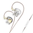 thumbnail image 1 of Cateissary Auriculares con cable de 3,5 mm Auriculares dinámicos tipo C con micrófono Estéreo Auriculares manos libres Computadoras Transparentes con Type2 NO2, 1 of 6