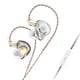 thumbnail image 1 of Auriculares Cable desmontable Auriculares con cancelación de ruido con micrófono HiFi Bolsillo Manos libres Música Auriculares Computadoras Transparente con micrófono con cable de 3,5 mm Kearding EL022595-04B, 1 of 6