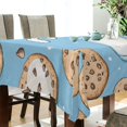 thumbnail image 5 of Yayeee Tablecloths 60" x 108" Rectangle Wrinkle Resistant Party Table Cover, Milk and Cookies, 5 of 8