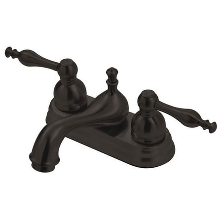 3 American Lever Handles (Kingston Brass FS360.ACL American Classic Centerset Bathroom Faucet with Pop-Up Drain Assembly and Metal Lever)
