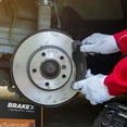 thumbnail image 5 of [Rear] Brake X GEOMET Coated Replacement Disc Rotors and Premium Ceramic Brake Pads Kit | 6 Piece Set | For 2018 Fiat 500L 1.4, 5 of 14