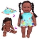 thumbnail image 3 of Juguete de Muñeca para Niños, Exquisita Muñeca africana Negra, Linda para Chidren Entretenimiento, Juegos de Rol de Juego Bebé, 3 of 7
