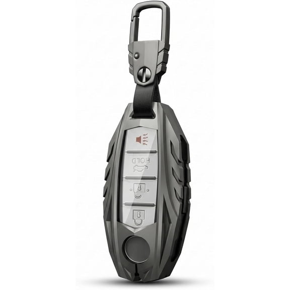 Key Fob Cover Compatible with Nissan Frontier Titan Rogue Altima 2021-2026 Keychain Case Holder Protector,1