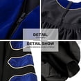 thumbnail image 3 of Misscom Unisex Deluxe Doctoral Graduation Gown Tam Hood with Gold Piping Doctoral Regalia, 3 of 6