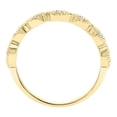 thumbnail image 2 of SZUL Women's 1/10 Carat TW Diamond Wedding Band in 10K Yellow Gold (J-K-L Color, I2-I3 Clarity), 2 of 5