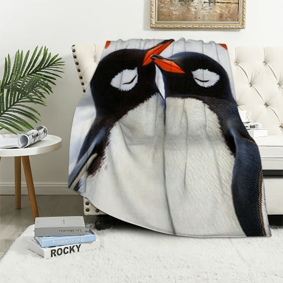 BCIIG You're My Penguin Blanket, Valentine's Birthday Gifts for Boyfriend Girlfriend, Engagement Wedding Anniversary Blanket for Wife Husband, Cute Romantic I Love You Gifts for Her Him, 40x50in