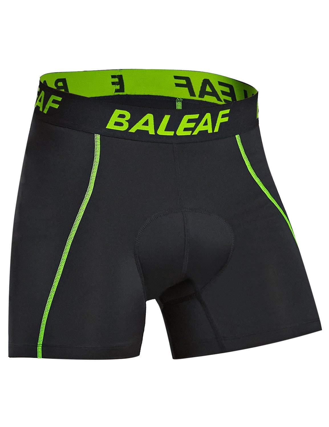Baleaf Mens 3d Padded Bike Bicycle MTB Cycling Underwear Shorts Blue M for sale online
