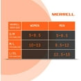 thumbnail image 5 of Merrell Mens 3 Pack Cushioned Performance Hiker Socks Low/Quarter/Crew Socks, 5 of 5