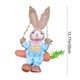 thumbnail image 3 of Decoraciones de Pascua, adornos de Pascua, accesorios de regalo de Pascua, conejos tejidos con hierba, adorables conejos, adorno colgante hecho a mano estilo bosque, regalo, adorno de madera, 3 of 6