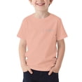 thumbnail image 5 of jobturf Girls Shirts Short Sleeve Rhinestone Heart Graphic T-Shirts Plain Basic Tees Summer Tops for Kids 1-13 Years, 5 of 7