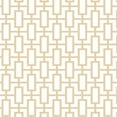 thumbnail image 2 of Sheffield 33 ' x 20.5 " Geometric Link Wallpaper in Silver and Off White, 2 of 2