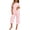 B-Pink Dot, variant on Womens Pajama Sets Short Sleeve Button Down Tops and Capri Pants 2 Piece Outfit Soft Pjs Sleepwear Loungewear with Pockets