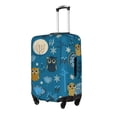 thumbnail image 2 of Kll Cute Colorful Owls And Trees Luggage Cover Suitcase Cover Suitcase Protector (Luggage not included)-Large, 2 of 8