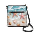 thumbnail image 2 of ZUXONGSY Conch Shell Beach Print Shoulder Handbag for Women Casual Crossbody Purse Lightweight Satchel with Adjustable Wide Strap for Working Dating, 2 of 7