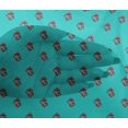 thumbnail image 4 of oneOone Viscose Chiffon Fabric Leaves & Floral Block Printed Craft Fabric BTY 42 Inch Wide, 4 of 4