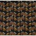thumbnail image 4 of oneOone Organic Cotton Poplin Twill Fabric Fish Block Printed Craft Fabric BTY 42 Inch Wide, 4 of 4