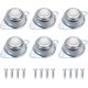 thumbnail image 1 of Ruedas giratorias de bolas de 6 piezas, Rodillos de transporte para muebles, Rodillos de bolas planas, Bolas rodantes de bajo ruido de fácil instalación, con 12 tornillos surtidos Kuyhfg Sin marca, 1 of 5