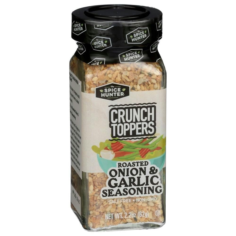 (Pack Of 6) Spice Hunter Seasoning Roasted Garlic Onion Crunch 2.2 Oz