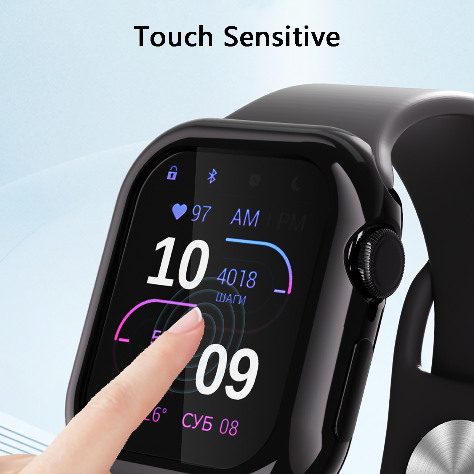 Compatible With Smartwatch Sense Protective TPU Material Film ...