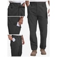 thumbnail image 2 of Men Outdoor Cargo Trousers New Autumn Tactical Men Pants Straight Loose Button Pockets Cargo Pants Neutral Outdoor Pants Male Loose Straight Trousers Large Size, 2 of 5