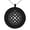 Black, variant on Stainless Steel Celtic Quaternary Knot Rune Engraved Small Medallion Circle Charm Pendant Necklace